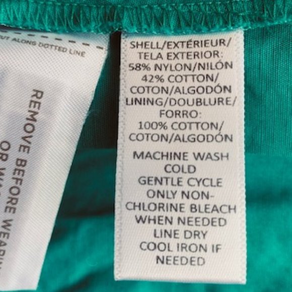 LOFT Teal Pencil Skirt Size 10 - Picture 10 of 10